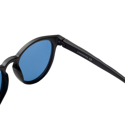 Gafas de sol deportivas polarizadas modelo Heulwen Equestro - Black Matt/Blue