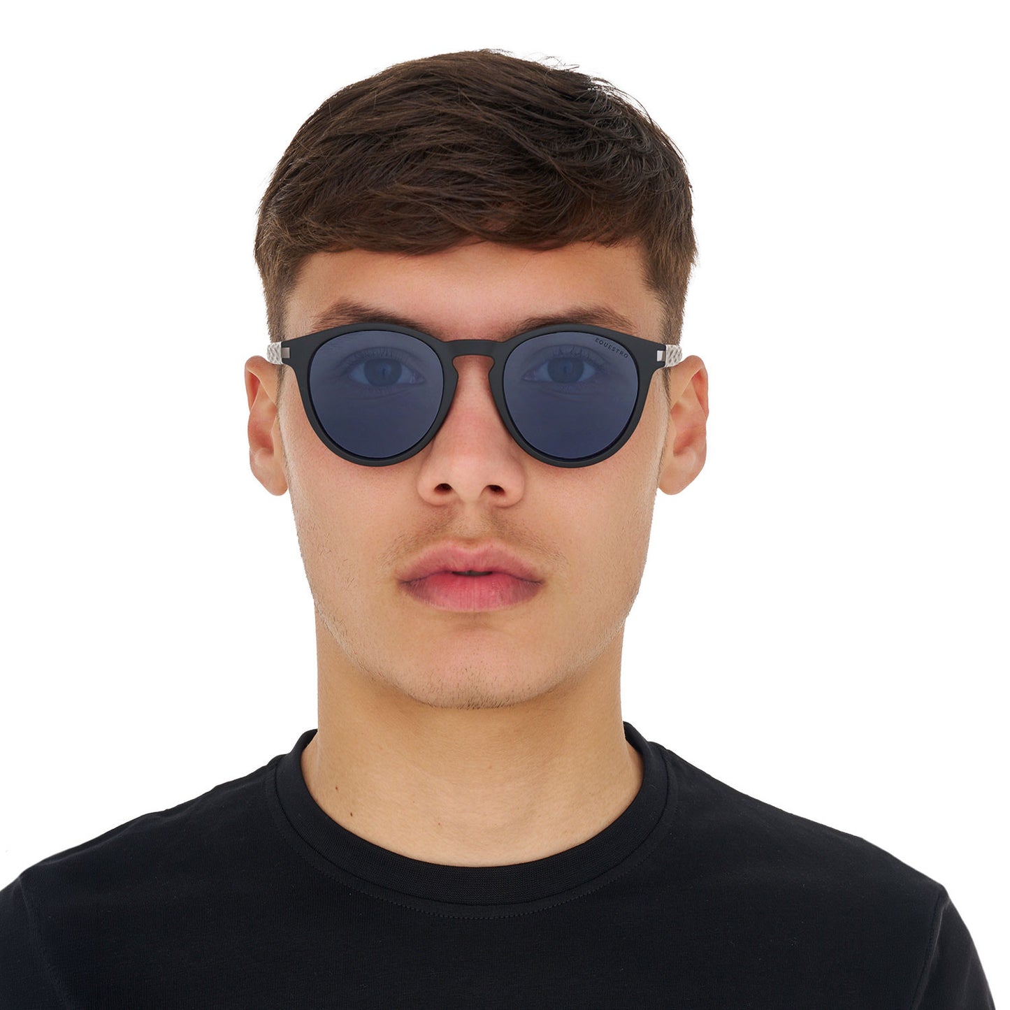 Gafas de sol deportivas polarizadas modelo Heulwen Equestro - Black Matt/Blue