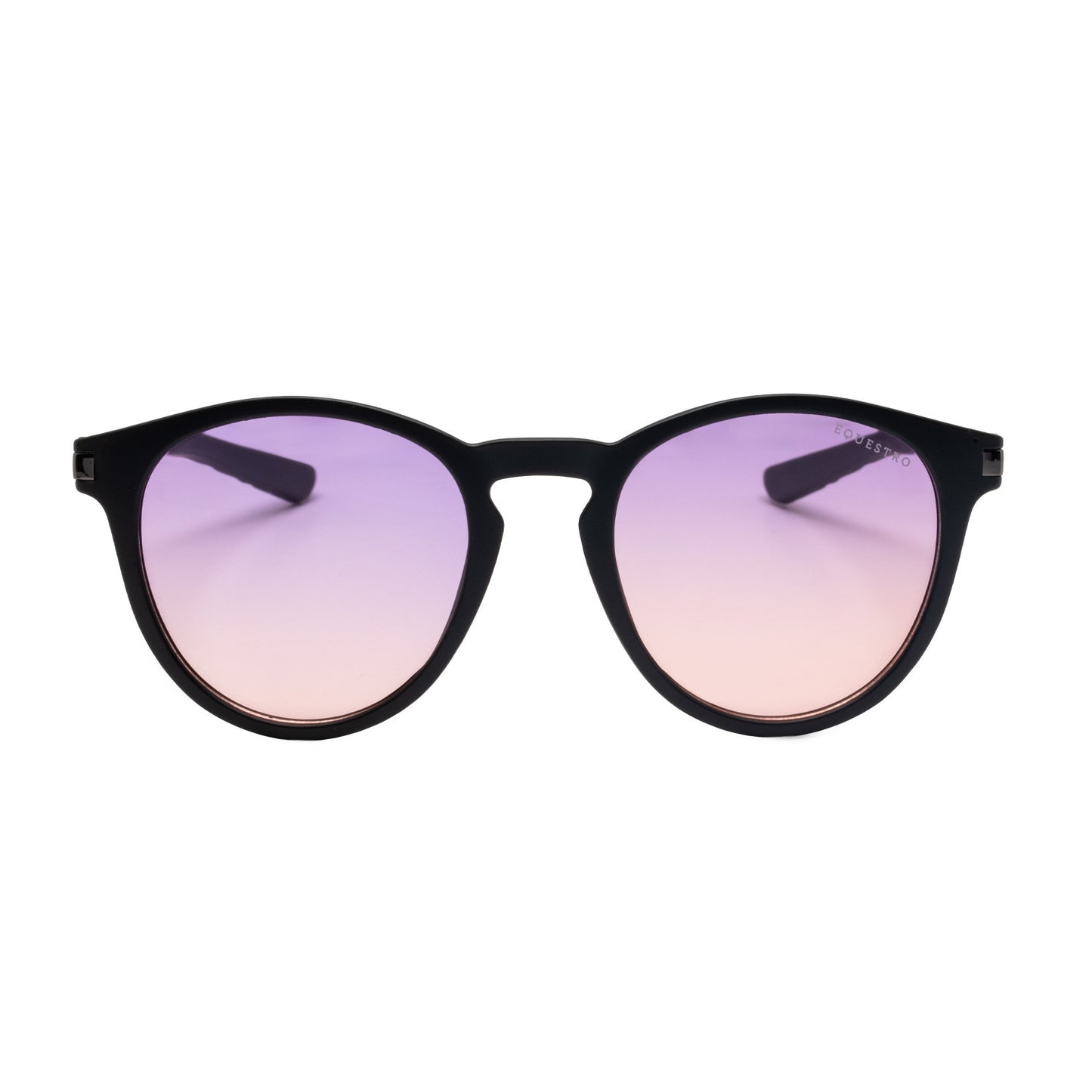 Gafas de sol deportivas polarizadas modelo Heulwen Equestro - Black Matt/Purple Pink Gradient
