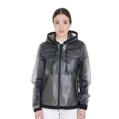 Impermeable técnico transparente para mujer Equestro