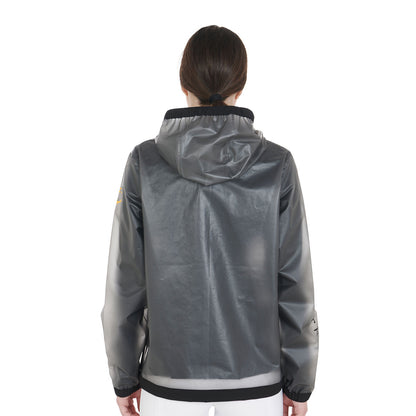 Impermeable técnico transparente para mujer Equestro - Gris