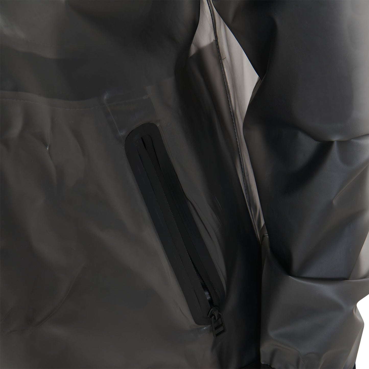 Impermeable técnico transparente para mujer Equestro - Gris