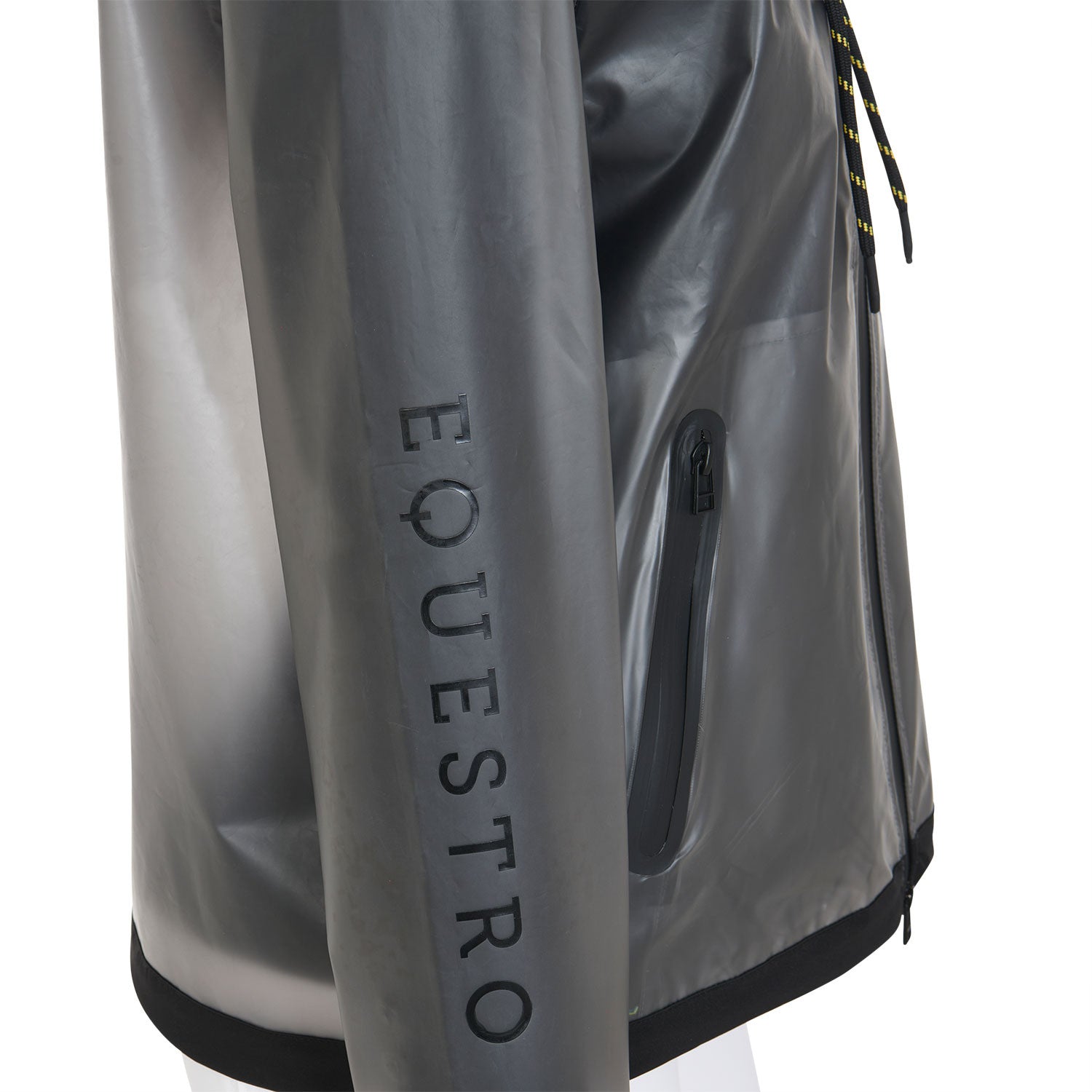 Impermeable técnico transparente para mujer Equestro - Gris