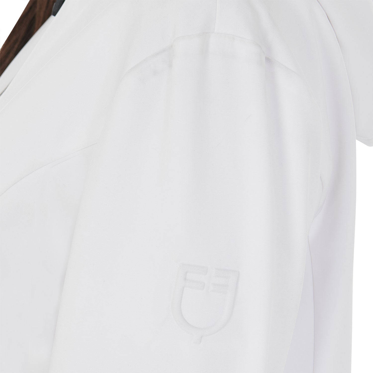 Chaqueta softshell slim fit de mujer con cremallera cortaviento Equestro - Blanco
