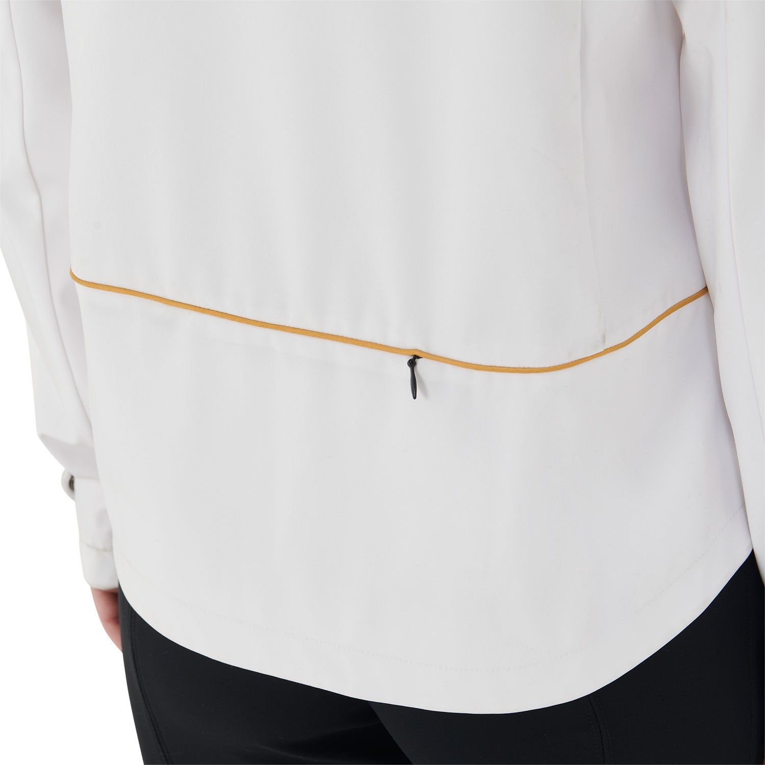 Chaqueta softshell slim fit de mujer con cremallera cortaviento Equestro - Blanco