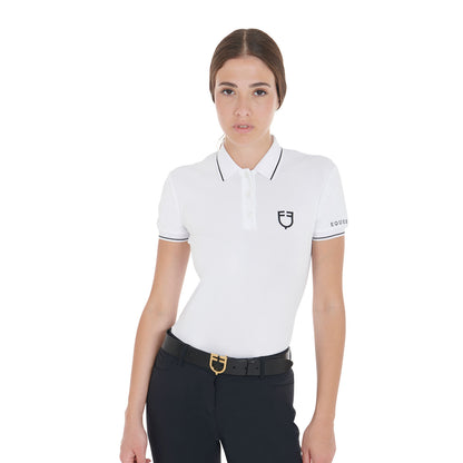 Polo de mujer slim fit en tejido transpirable Equestro