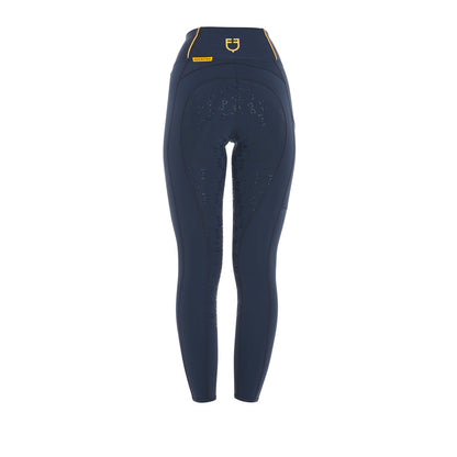Leggings de mujer ligeros slim fit Equestro - Navy Blazer