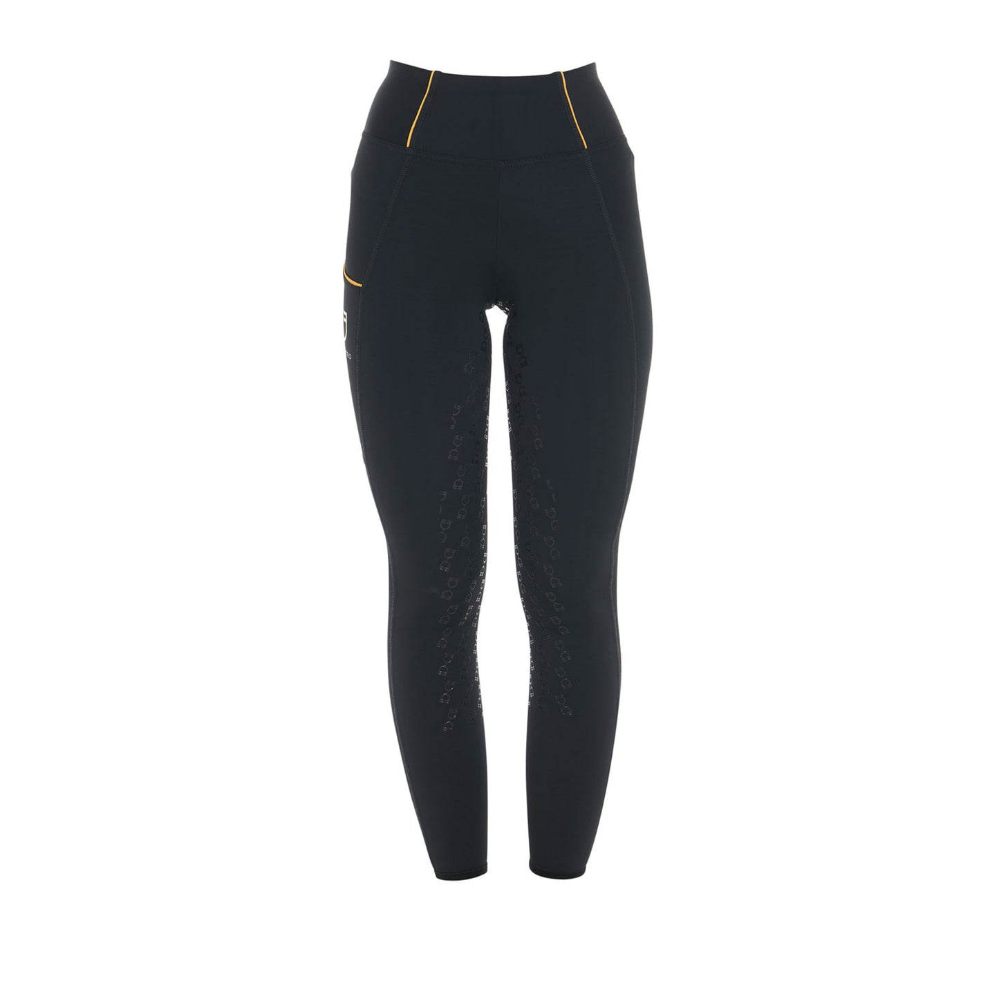 Leggings de mujer ligeros slim fit Equestro - Negro