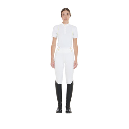 Leggings de mujer ligeros slim fit Equestro - Blanco