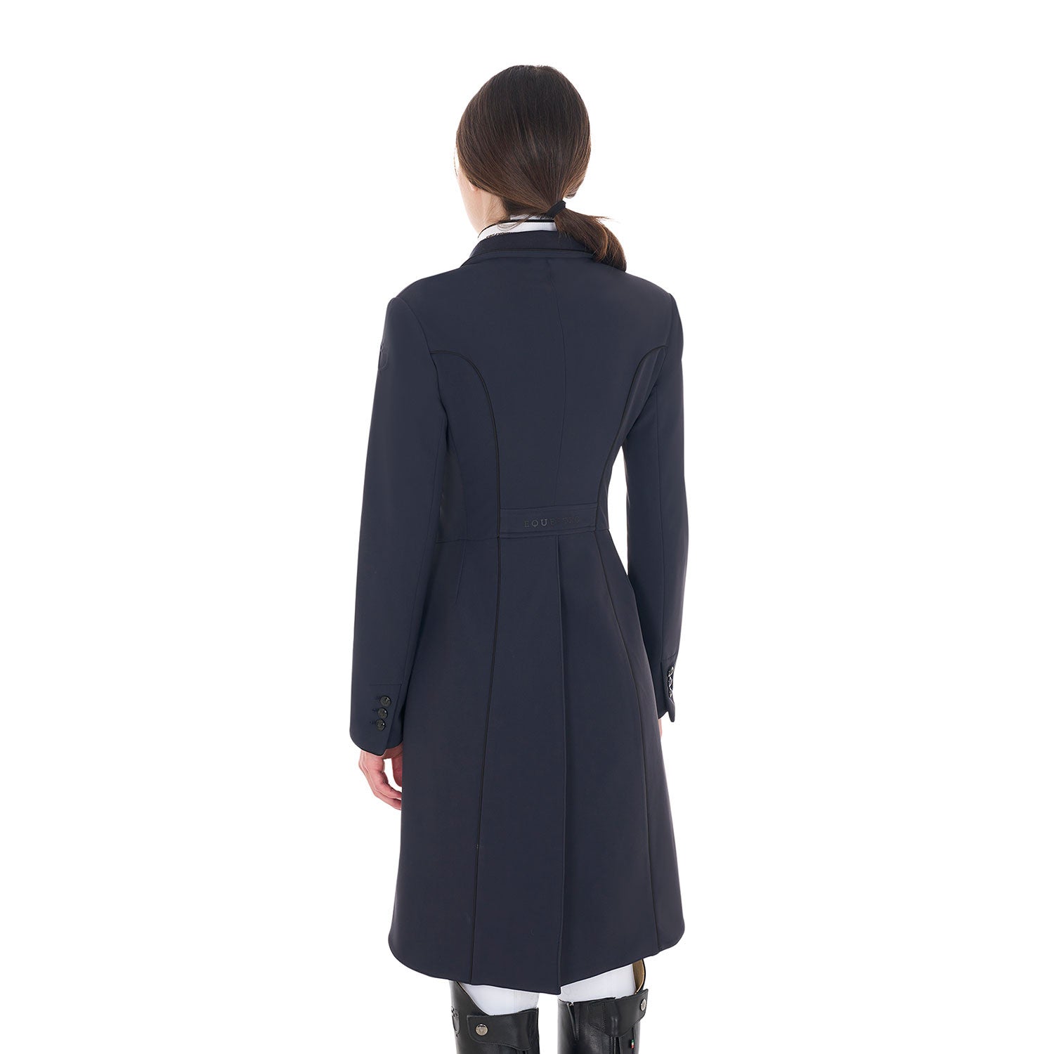 Frac de mujer de concurso en tejido técnico Equestro - Navy Blazer