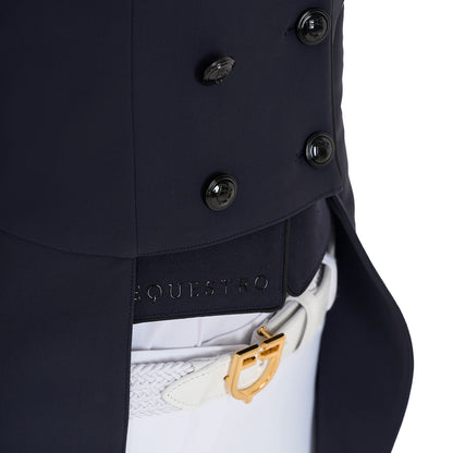 Frac de mujer de concurso en tejido técnico Equestro - Navy Blazer