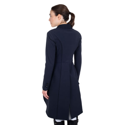 Frac de mujer de concurso en tejido técnico Equestro - Azul marino