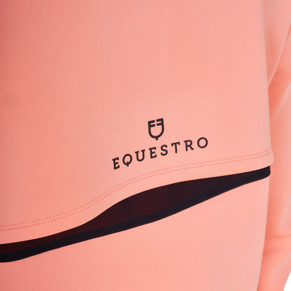 Sudadera mujer cut out con capucha Equestro - Desert Flower