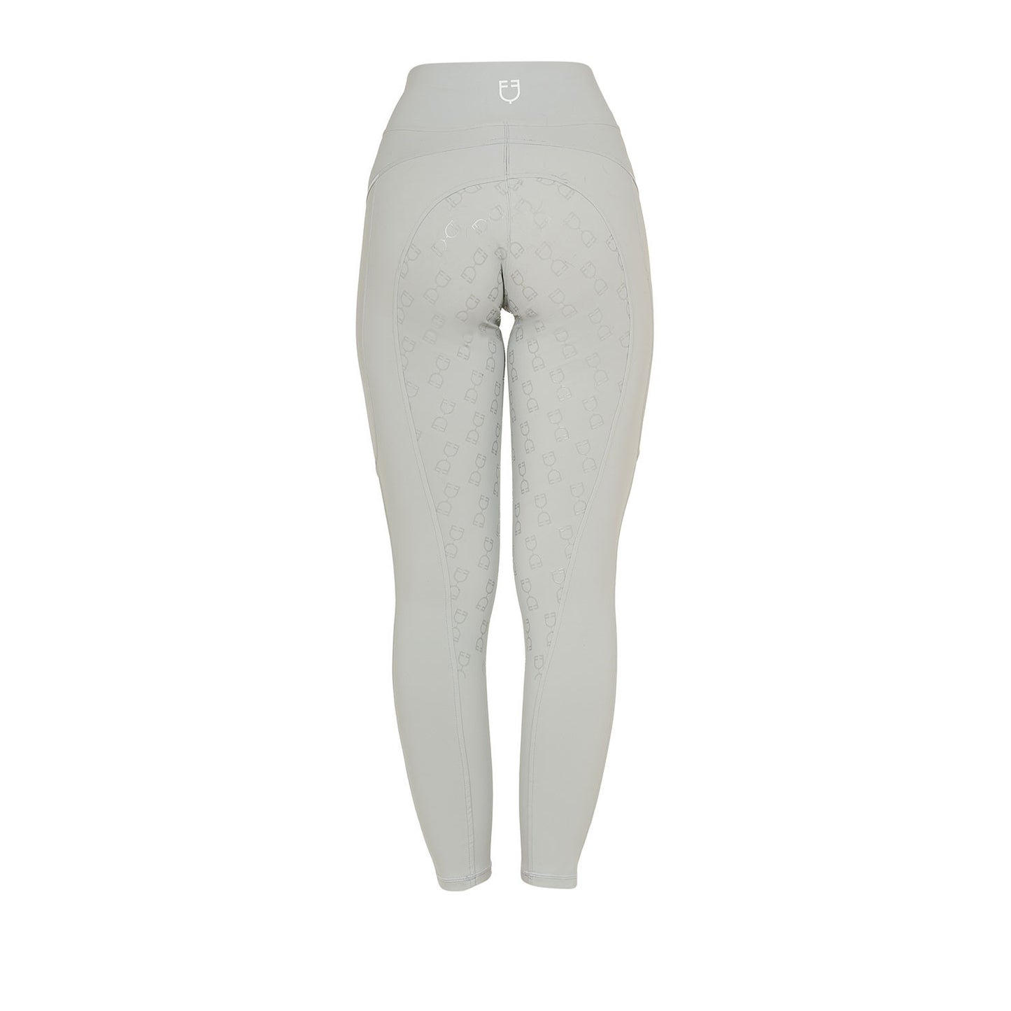 Leggings de mujer slim fit con inserciones de micro mesh Equestro - Harbor Mist