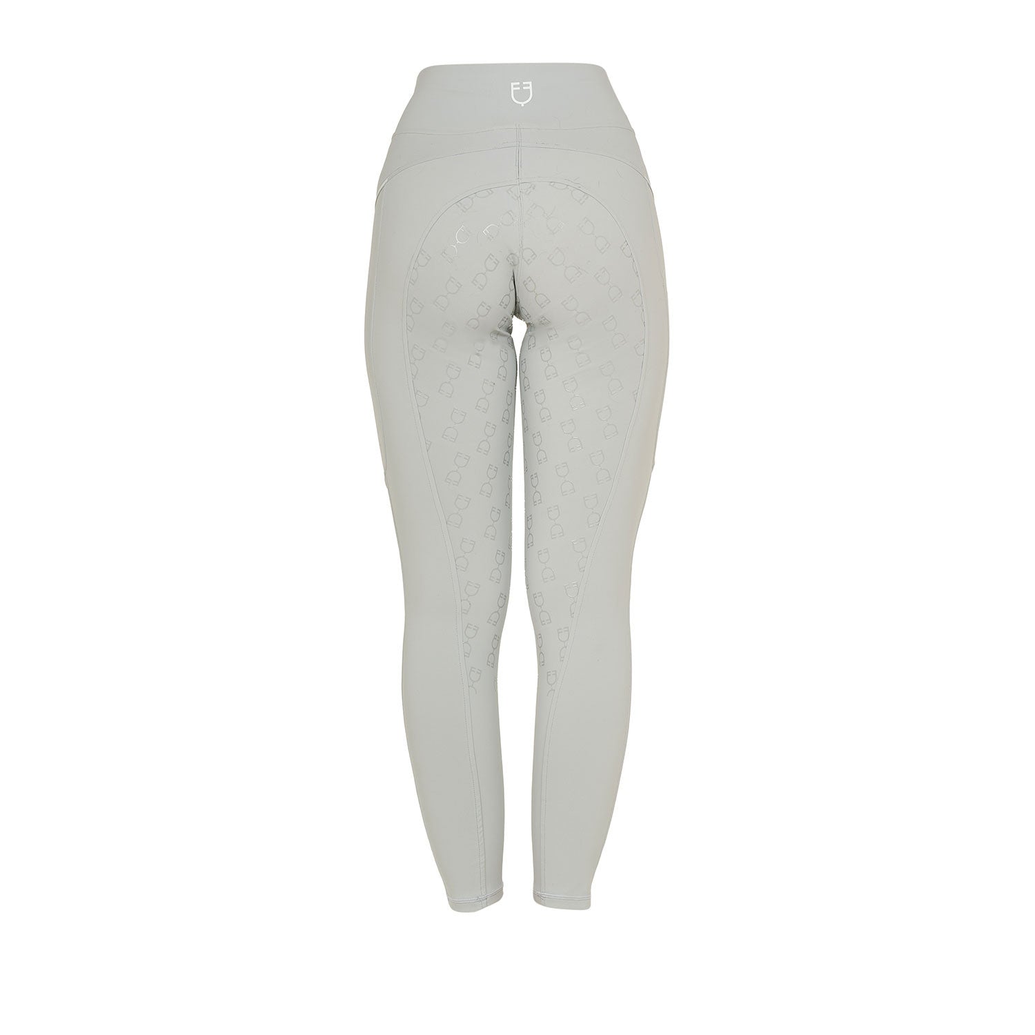 Leggings de mujer slim fit con inserciones de micro mesh Equestro - Harbor Mist
