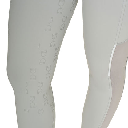 Leggings de mujer slim fit con inserciones de micro mesh Equestro - Harbor Mist