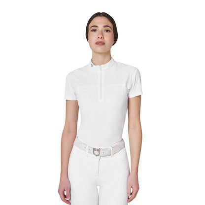 Polo concurso mujer Equestro Ridertechnology tejido perforado