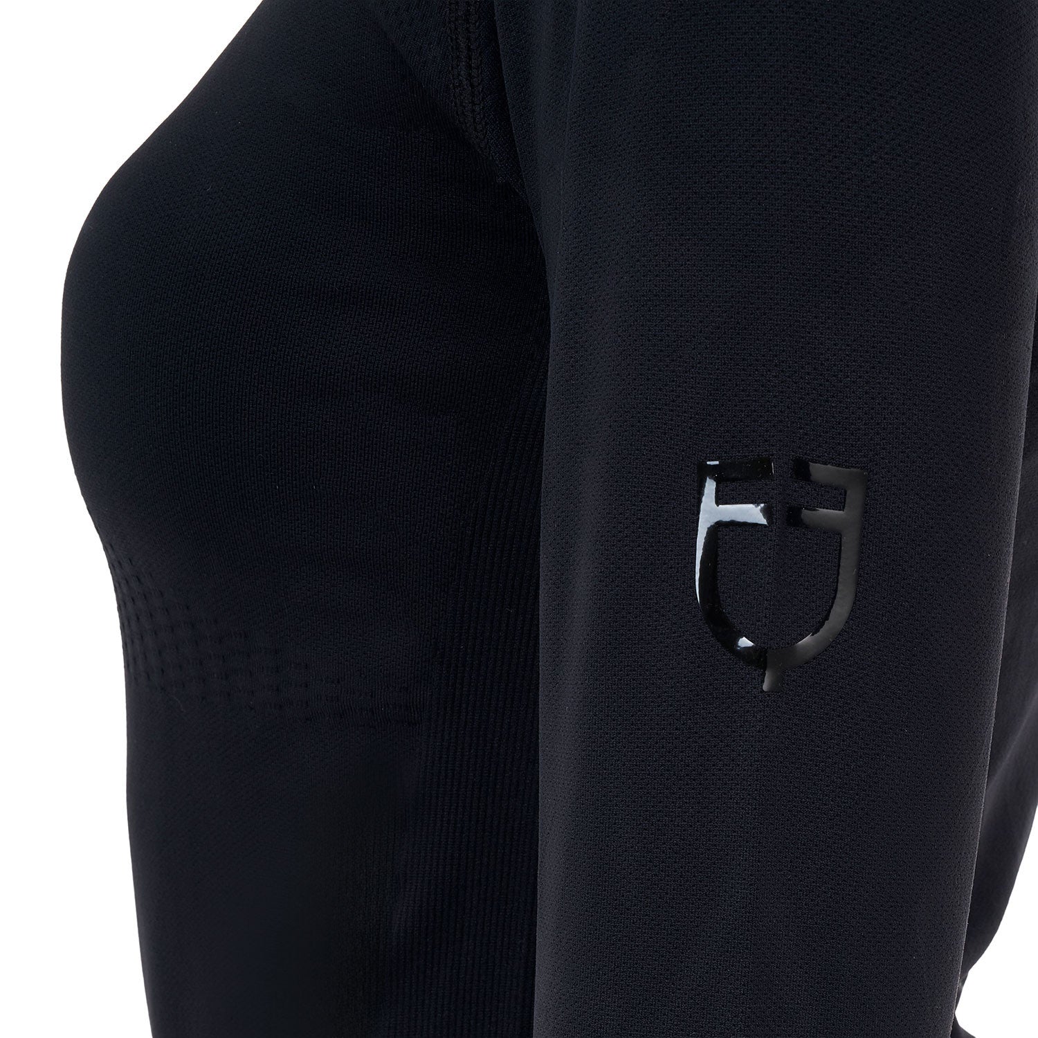 Capa base mujer Equestro Ridertechnology manga larga - Negro