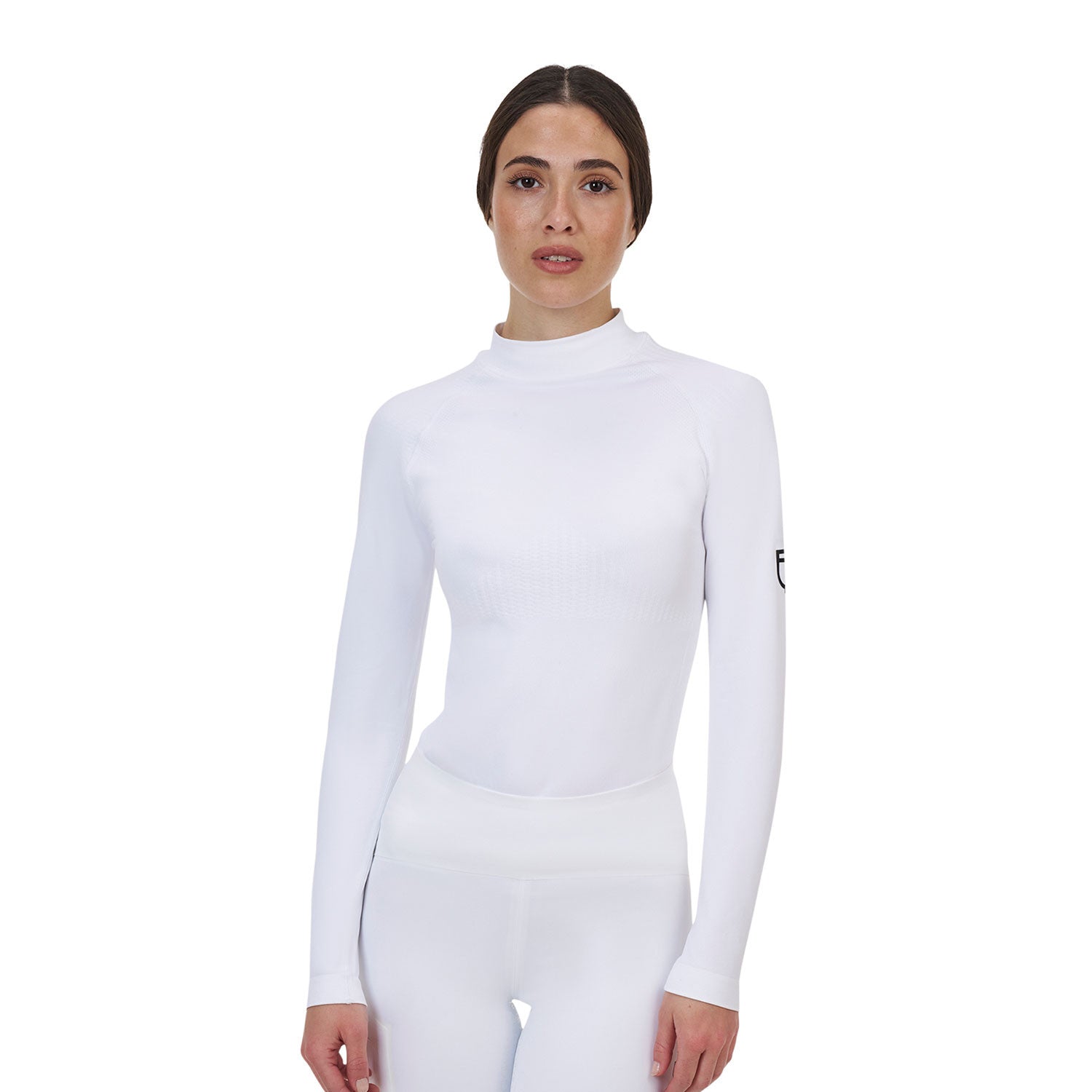 Capa base mujer Equestro Ridertechnology manga larga
