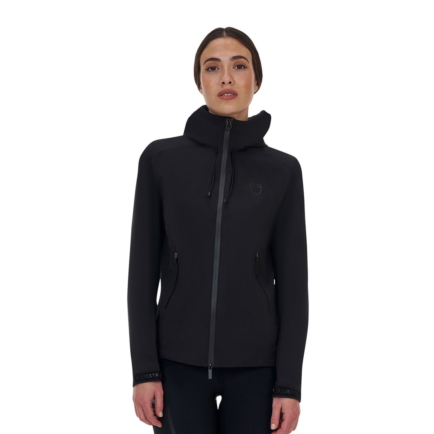 Chaqueta softshell mujer Equestro Ridertechnology impermeable cremallera