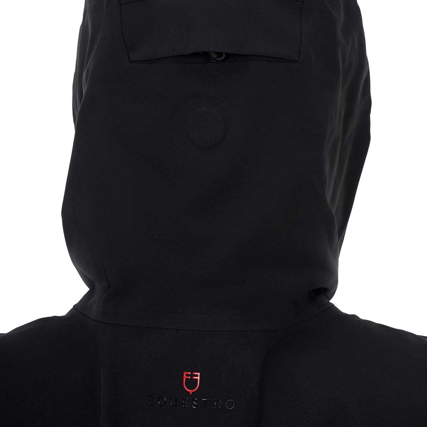 Chaqueta softshell mujer Equestro Ridertechnology impermeable cremallera - Negro