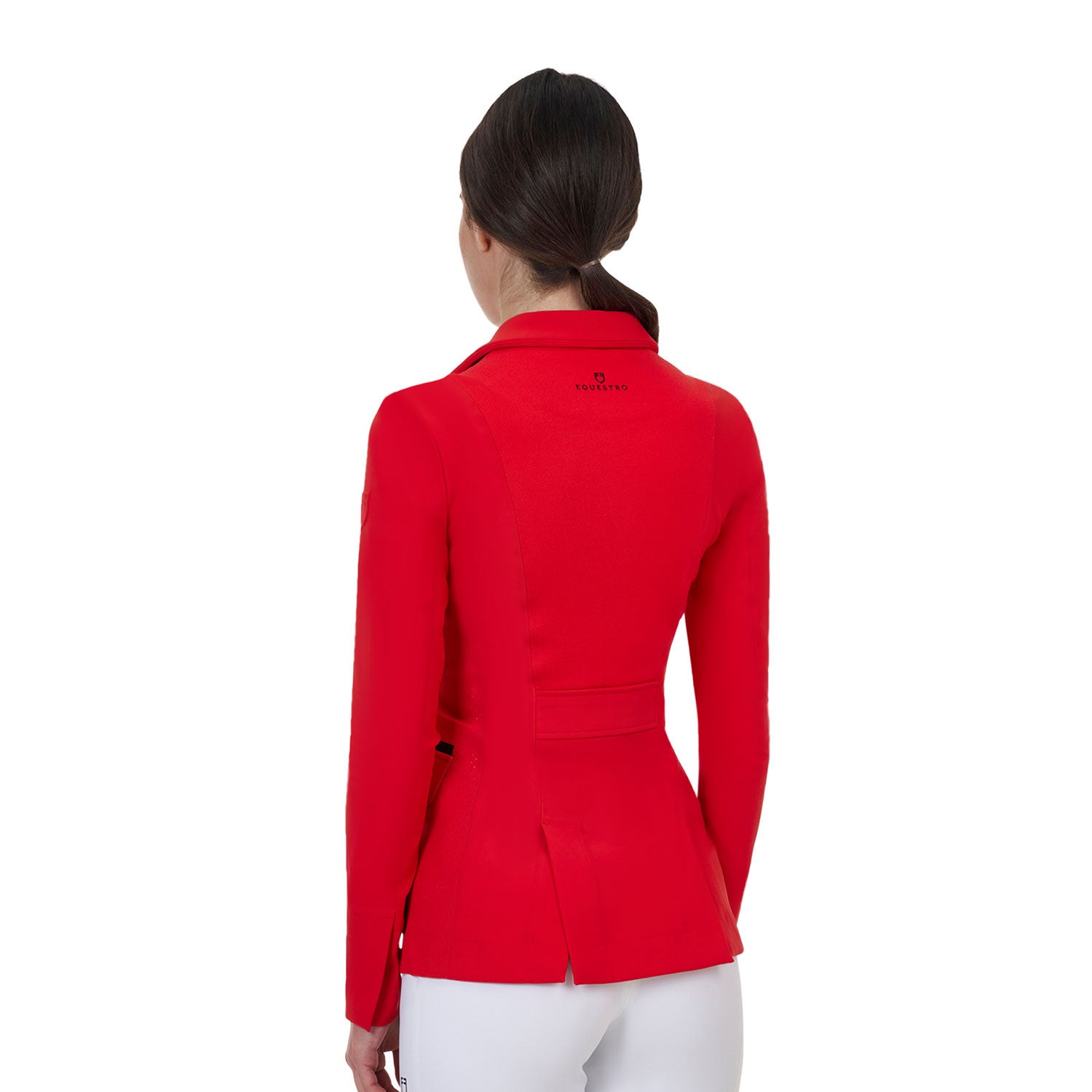 Chaqueta de concurso mujer Equestro Ridertechnology costuras termoselladas - High Risk Red