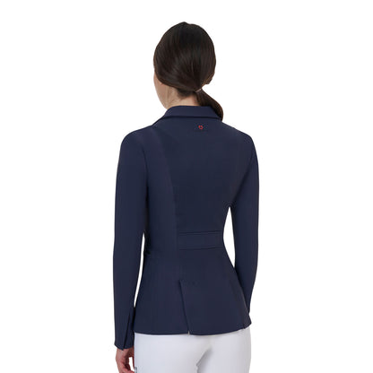 Chaqueta de concurso mujer Equestro Ridertechnology costuras termoselladas - Navy Blazer
