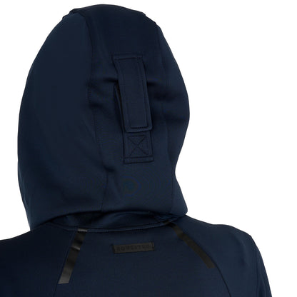 Sudadera técnica de mujer de punto con cremallera Equestro - Navy Blazer