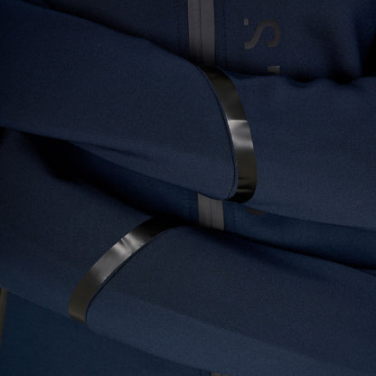 Sudadera técnica de mujer de punto con cremallera Equestro - Navy Blazer