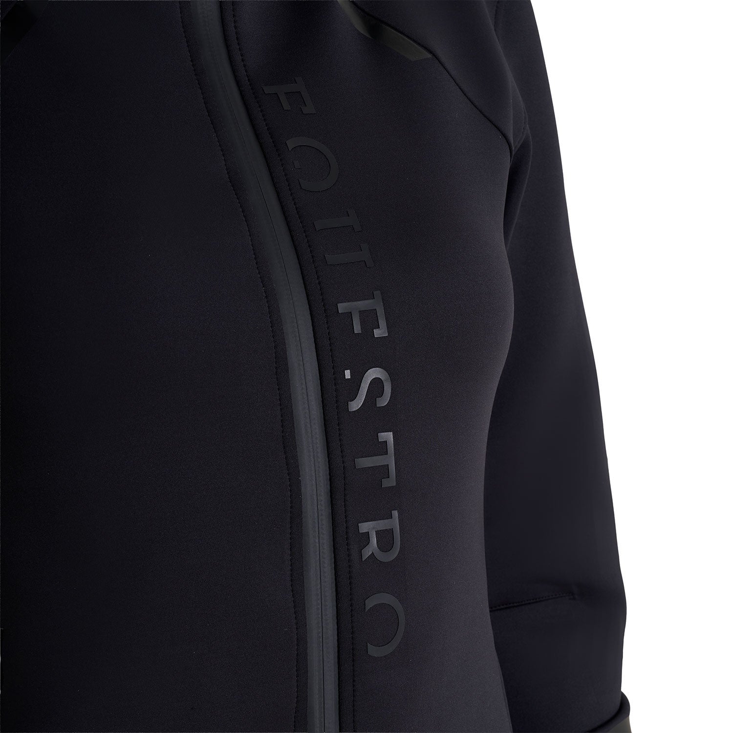 Sudadera técnica de mujer de punto con cremallera Equestro - Negro