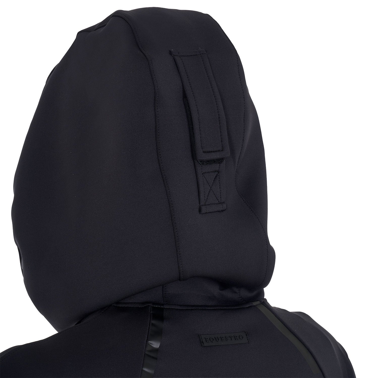 Sudadera técnica de mujer de punto con cremallera Equestro - Negro