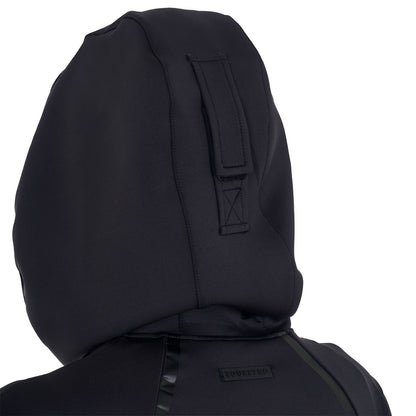 Sudadera técnica de mujer de punto con cremallera Equestro - Negro