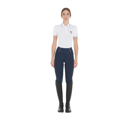 Leggings de mujer con forro polar Equestro - Navy Blazer