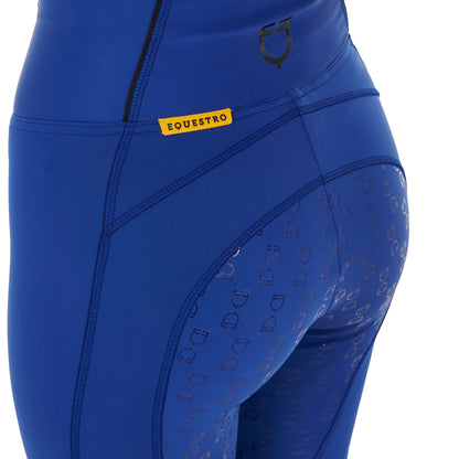 Leggings de mujer con forro polar Equestro - Sodalite Blue