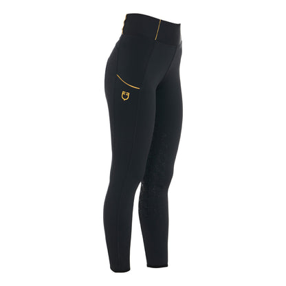 Leggings de mujer con forro polar Equestro - Negro
