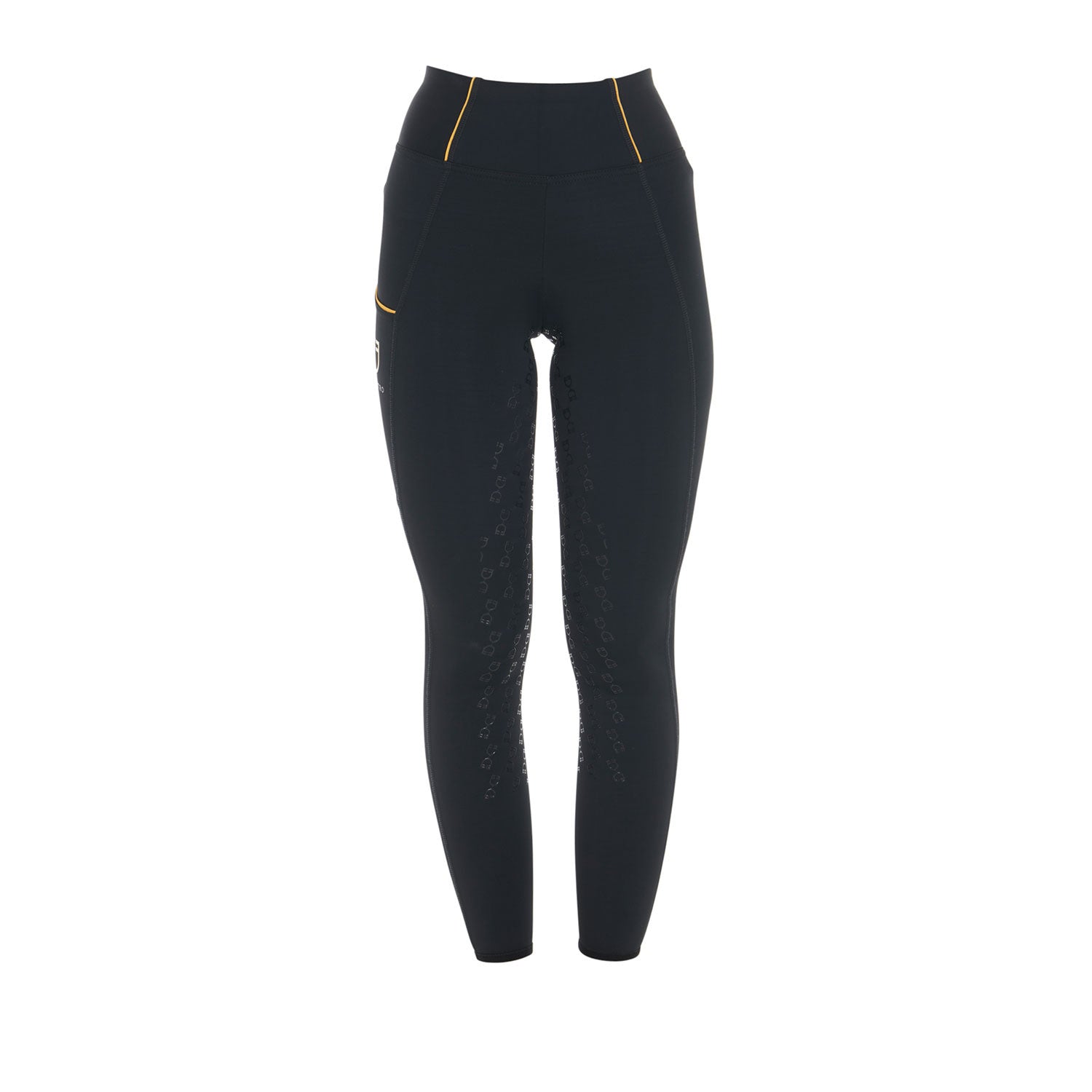 Leggings de mujer con forro polar Equestro - Negro