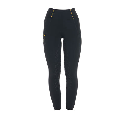 Leggings de mujer con forro polar Equestro - Negro