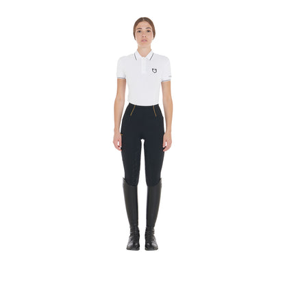 Leggings de mujer con forro polar Equestro - Negro