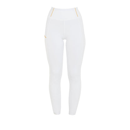 Leggings de mujer con forro polar Equestro - Blanco