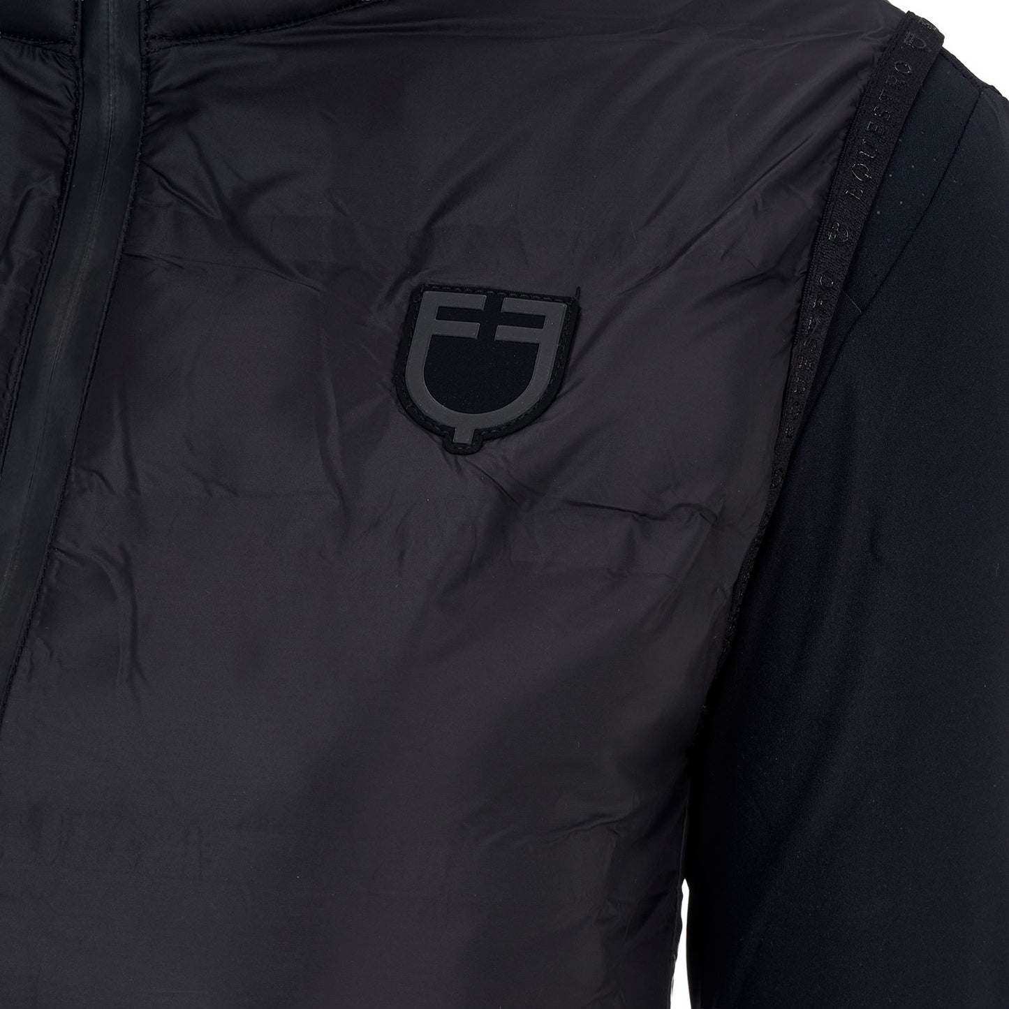 Chaleco mujer Equestro Ridertechnology costuras termoselladas - Negro