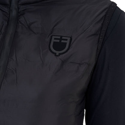 Chaleco mujer Equestro Ridertechnology costuras termoselladas - Negro