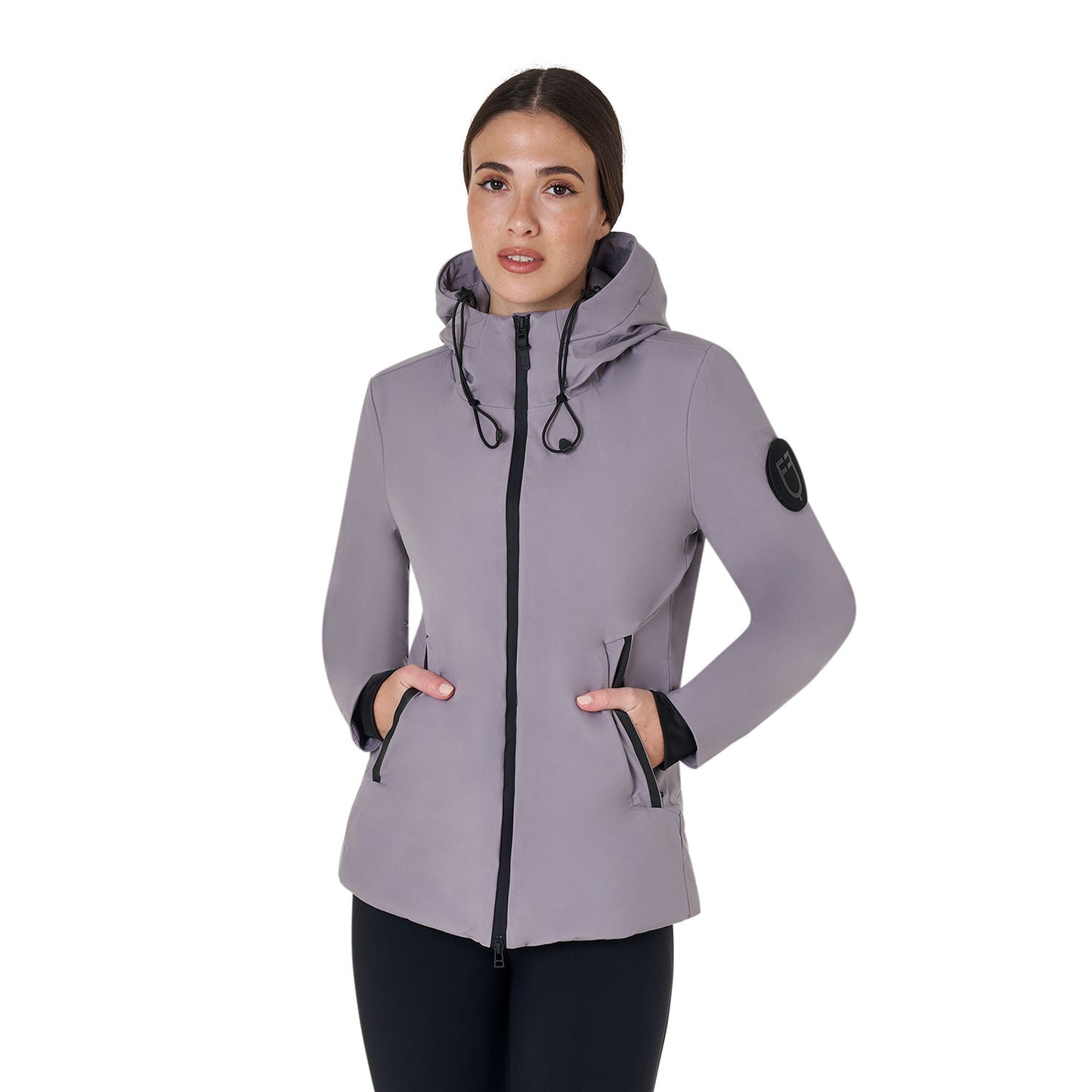 Plumífero impermeable y cortaviento Equestro - Frost Grey