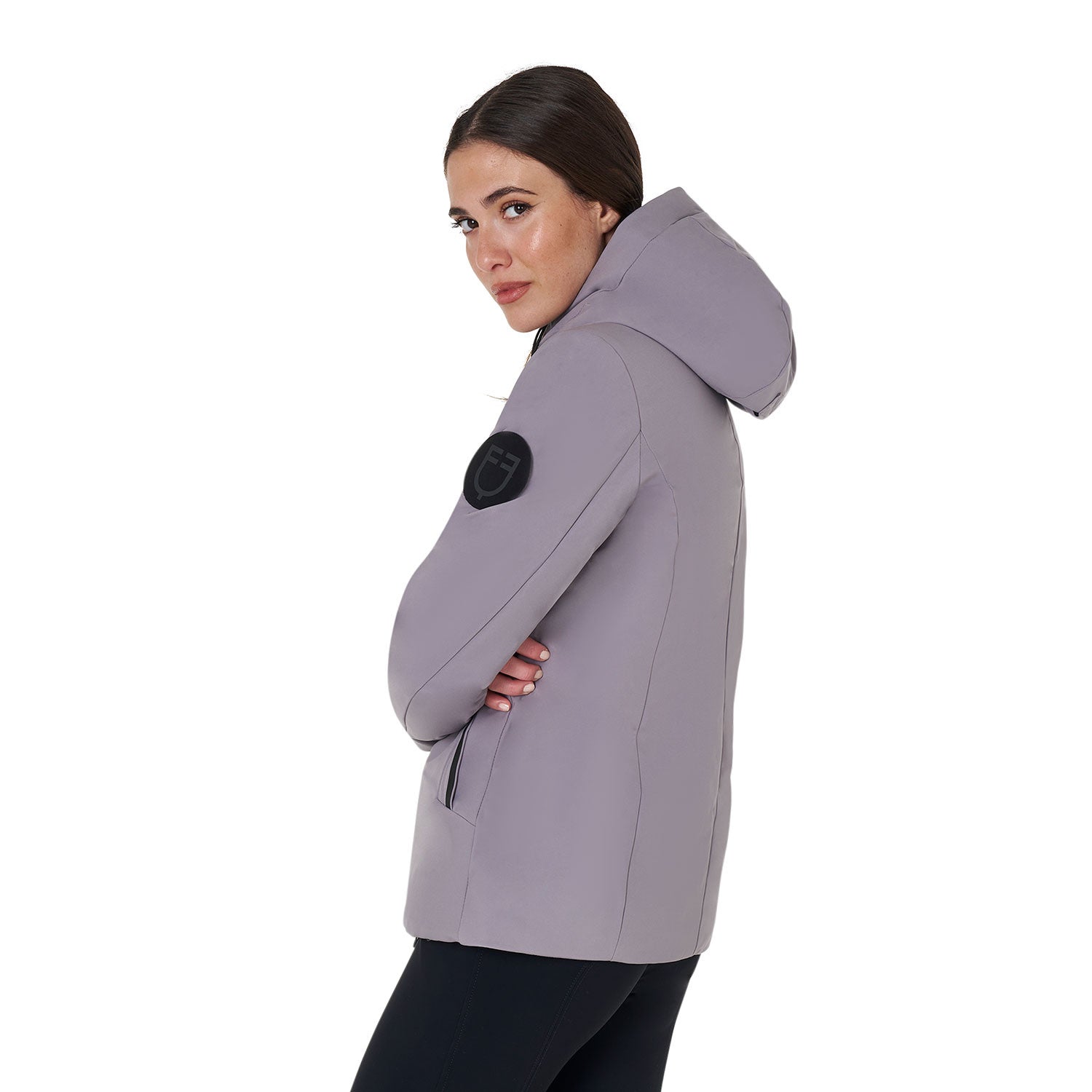 Plumífero impermeable y cortaviento Equestro - Frost Grey