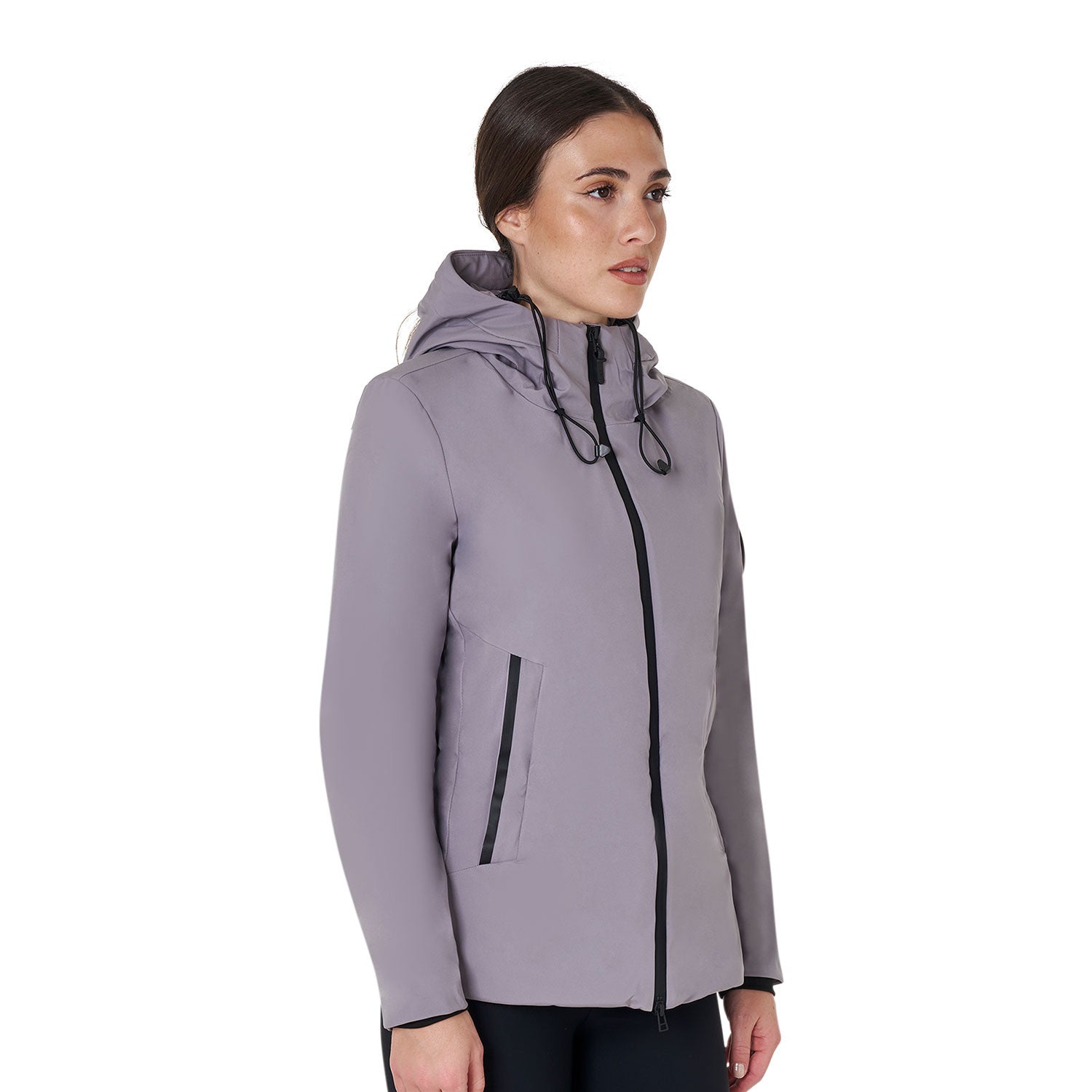 Plumífero impermeable y cortaviento Equestro - Frost Grey