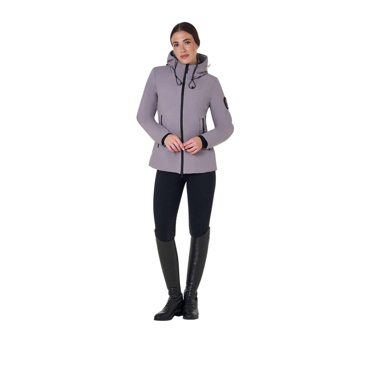 Plumífero impermeable y cortaviento Equestro - Frost Grey