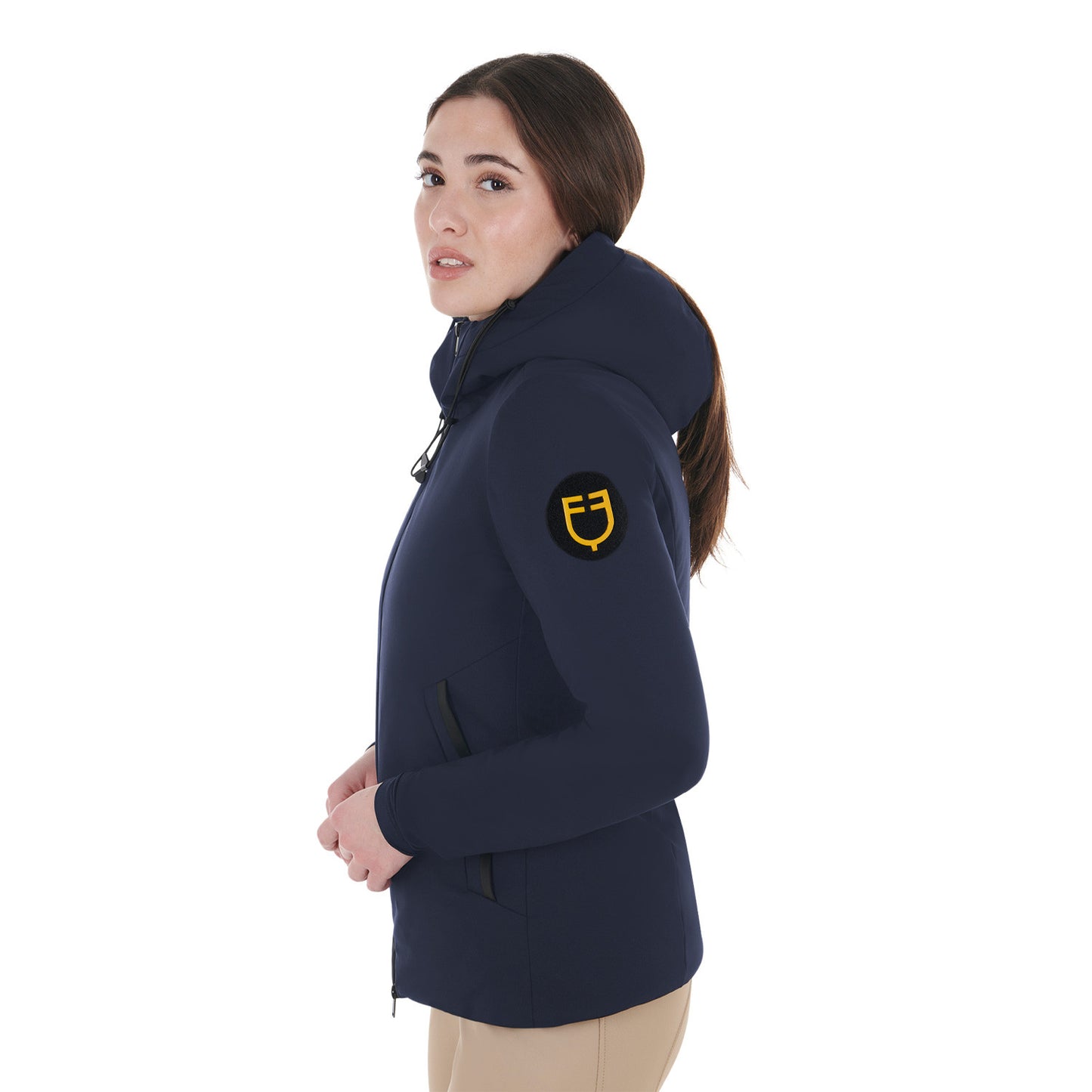 Plumífero impermeable y cortaviento Equestro - Navy Blazer
