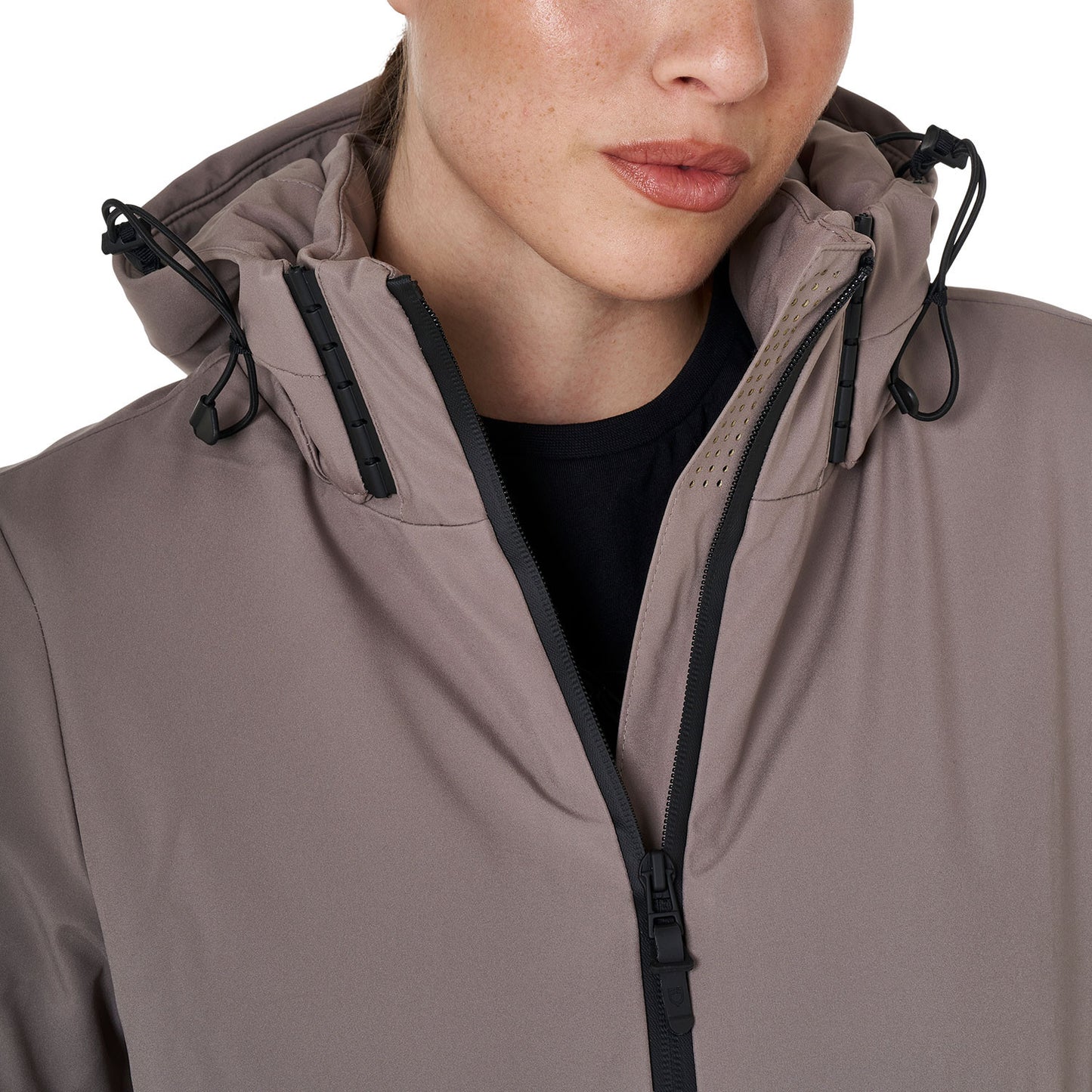 Plumífero de mujer hidrorrepelente y corta viento Equestro - Brindle