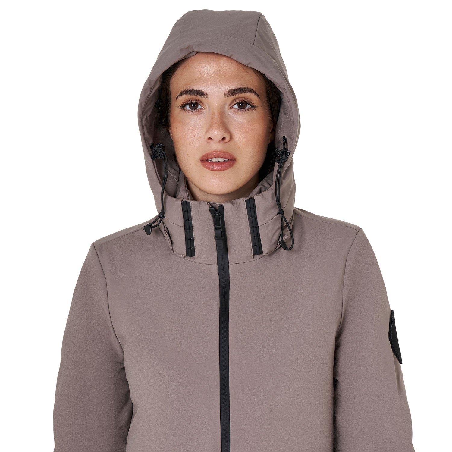 Plumífero de mujer hidrorrepelente y corta viento Equestro - Brindle