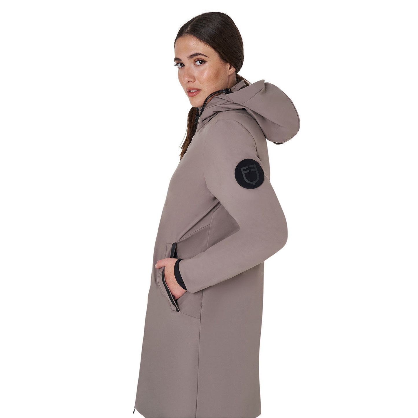 Plumífero de mujer hidrorrepelente y corta viento Equestro - Brindle