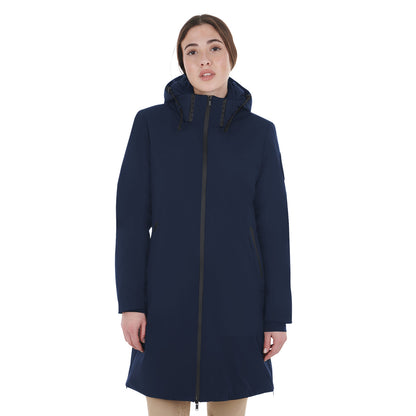 Plumífero de mujer hidrorrepelente y corta viento Equestro - Navy Blazer